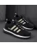 Adidasi barbati casual, premium, negri cu maro k13