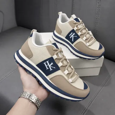 Adidasi barbati casual, premium, bej k17