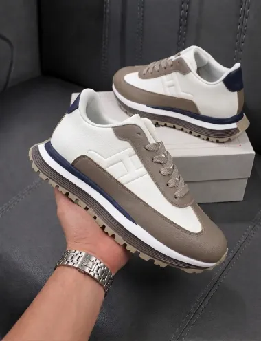 Adidasi barbati casual, premium, bej k18