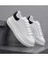 Adidasi dama casual albi cu negru 111