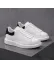 Adidasi dama casual albi cu negru 111