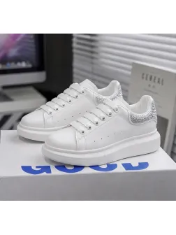 Adidasi dama casual albi cu gri 111
