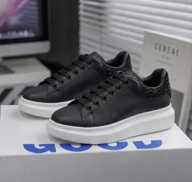 Adidasi dama casual negri cu alb 111