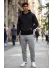 Hanorac barbati slim fit bleumarin 13514