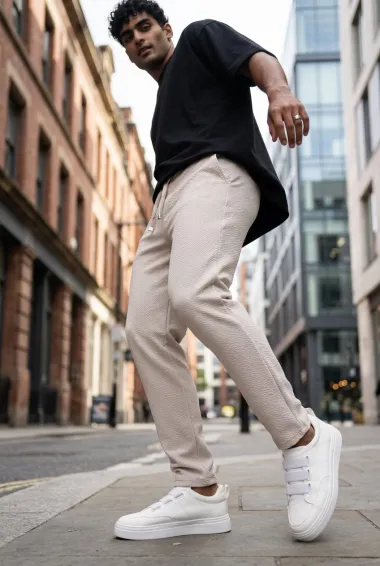 Pantaloni barbati casual bej 3001