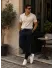 Pantaloni barbati casual, bleumarin, PREMIUM, 13500