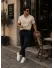 Pantaloni barbati casual, bleumarin, PREMIUM, 13500