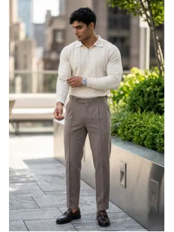 Bluza barbati alba , slim fit 13505