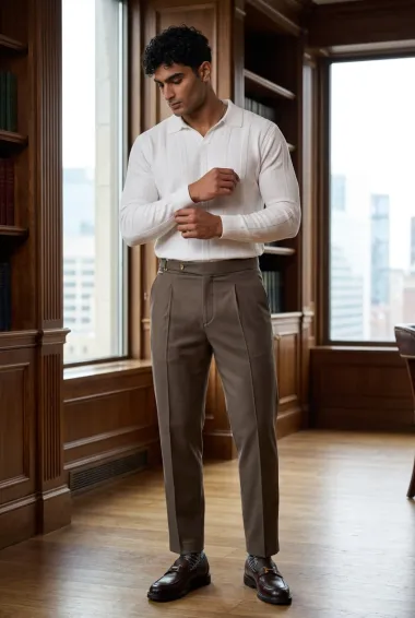 Bluza barbati alba , slim fit CU MIC DEFECT 13508 D3-1.1