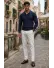 Bluza barbati bleumarin, slim fit 13509
