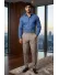 Pantaloni barbati casual, bej, PREMIUM, 13510