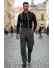 Bluza barbati neagra slim fit S113 D2-1.3