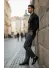 Bluza barbati neagra slim fit S113 D2-1.3