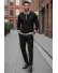 Bluza barbati neagra slim fit S114 D2-4.2