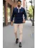 Bluza barbati bleumarin slim fit S116 D2-5.3
