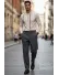 Bluza barbati bej slim fit S119 D2-4.1