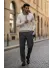 Bluza barbati bej slim fit S120 D2-2.1