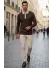 Bluza barbati grena slim fit S124