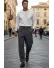 Bluza barbati alba slim fit S125 D3-4.2