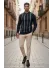 Bluza barbati bleumarin slim fit S126 D2-5.2