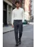 Bluza barbati alba slim fit S130 d2-5.2