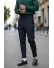 Pantaloni barbati eleganti bleumarin S131