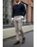 Pantaloni barbati eleganti bej S133