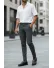 Pantaloni barbati eleganti maro S138
