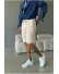 Pantaloni scurti din in, lejeri, bej BG8005