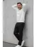 Pantaloni barbati casual, croiala lejera, negri B01
