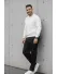 Pantaloni barbati casual, croiala lejera, negri B01