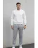 Pantaloni barbati casual, croiala lejera, gri B01