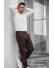 Pantaloni barbati casual, croiala lejera, maro B01