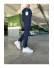 Pantaloni barbati casual bleumarin C001