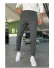 Pantaloni barbati casual grei inchis C001