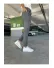 Pantaloni barbati casual grei inchis C001