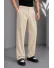 Pantaloni barbati casual, croiala lejera, crem A01