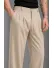 Pantaloni barbati casual, croiala lejera, crem A01