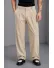 Pantaloni barbati casual, croiala lejera, crem A01