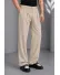 Pantaloni barbati casual, croiala lejera, crem A01