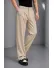 Pantaloni barbati casual, croiala lejera, crem A01