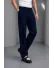 Pantaloni barbati casual, croiala lejera, bleuamrin A01