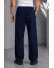Pantaloni barbati casual, croiala lejera, bleuamrin A01
