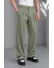 Pantaloni barbati casual, croiala lejera, kaki A01