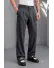 Pantaloni barbati casual, croiala lejera, gri inchis A01