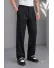 Pantaloni barbati casual, croiala lejera, negri A01