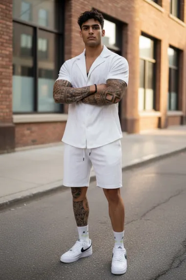 Compleu de vara camasa + pantaloni 212