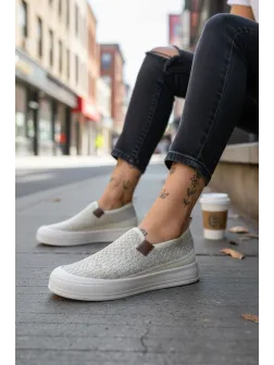 Espadrile dama casual bej B83 N6-2