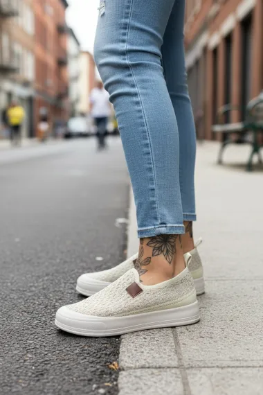 Espadrile dama casual bej B83 N6-2