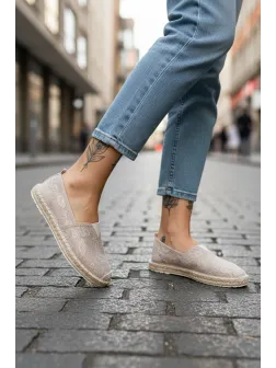 Espadrile dama casual bej Y031